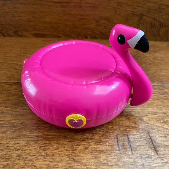 polly pocket pink flamingo